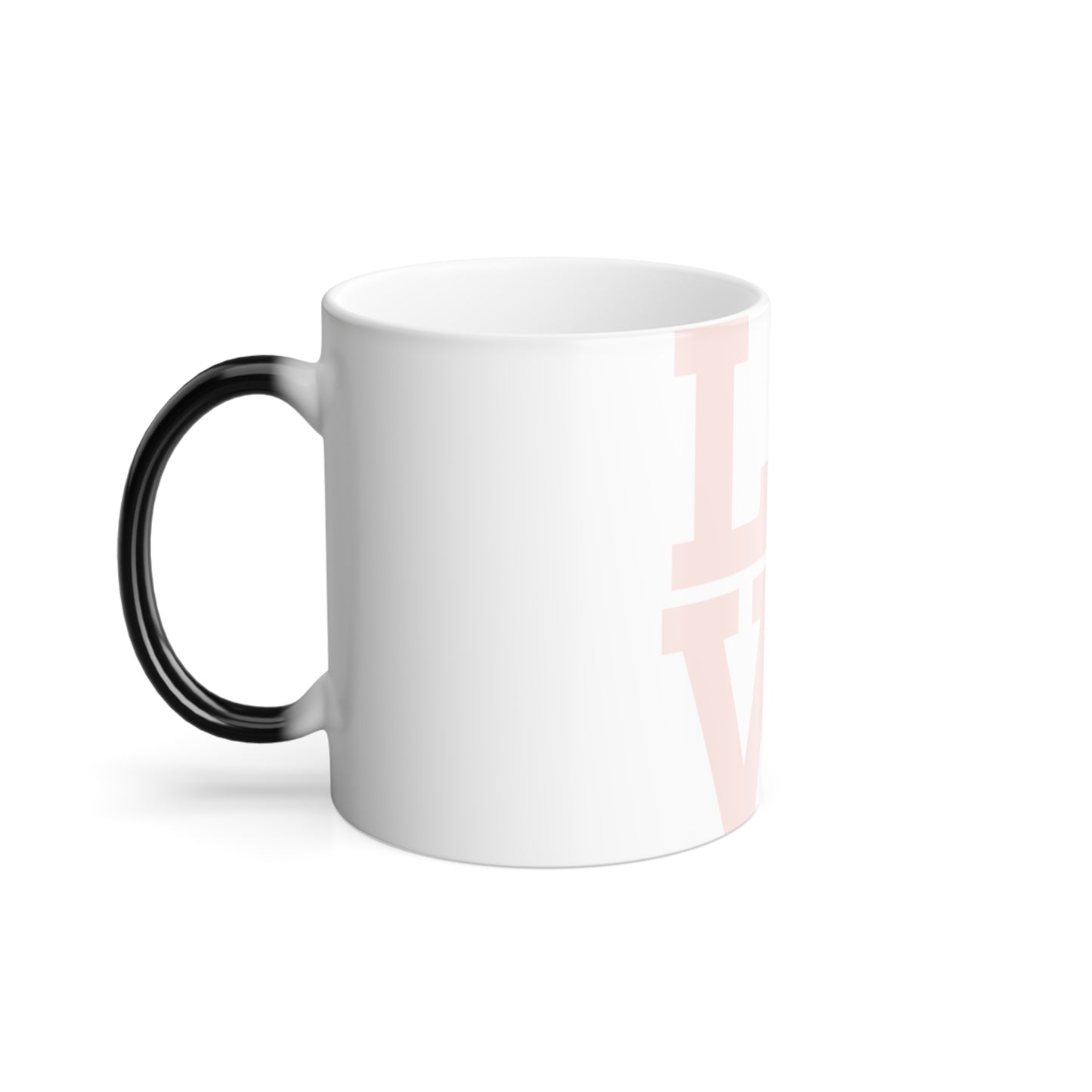 Love Color-Changing Mug — 11oz Magic Heat Reveal Coffee Cup